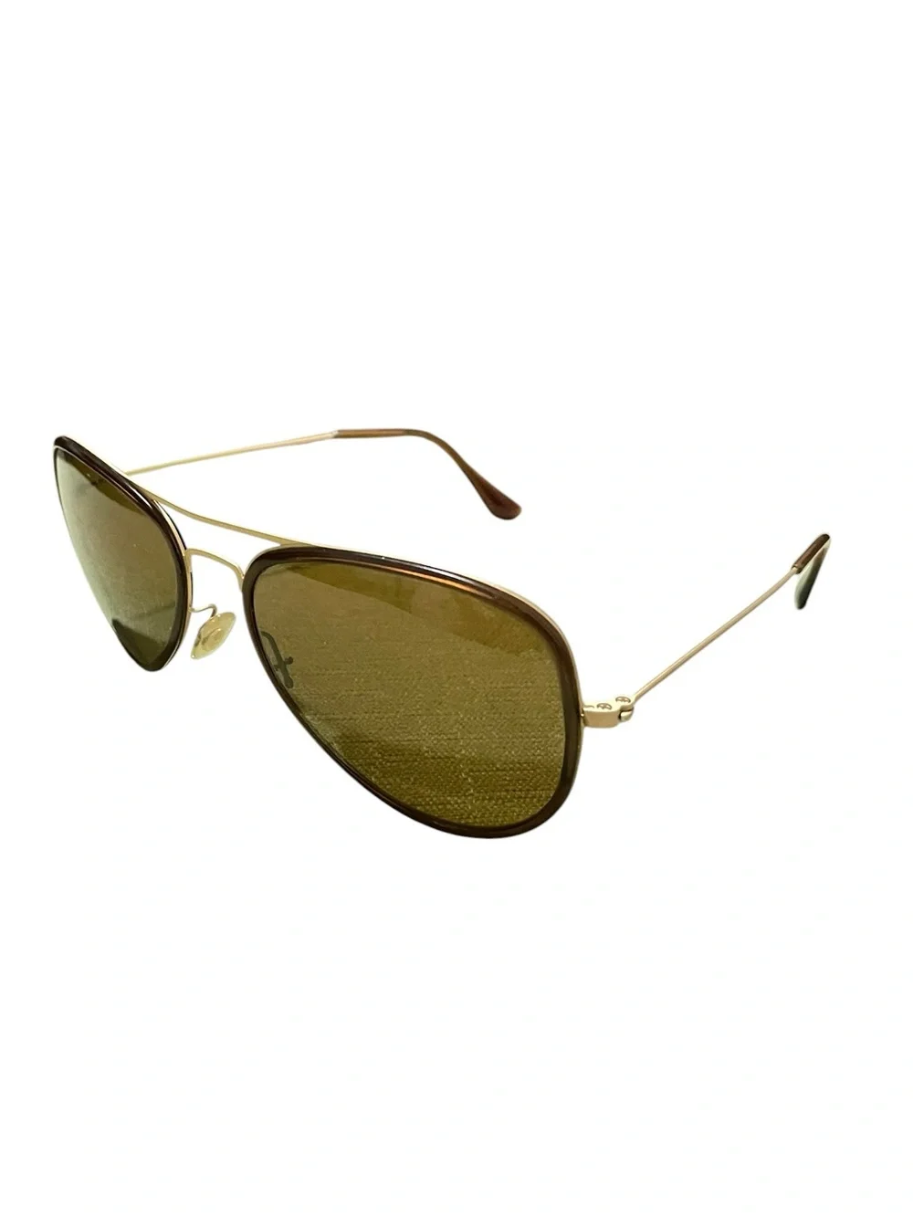 Ray-Ban RB 3513-M Aviator Flat Metal Matte Gold Men's Women's Aviator Frame